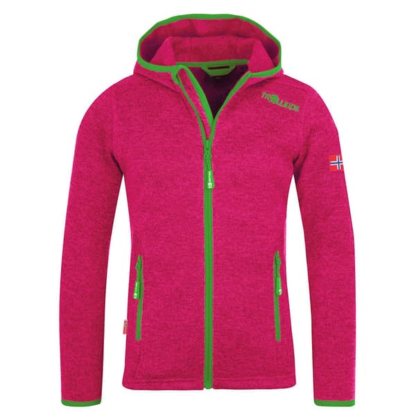 Trollkids Jondalen Xt Jakke Grøn,Rosa 116 cm Dreng