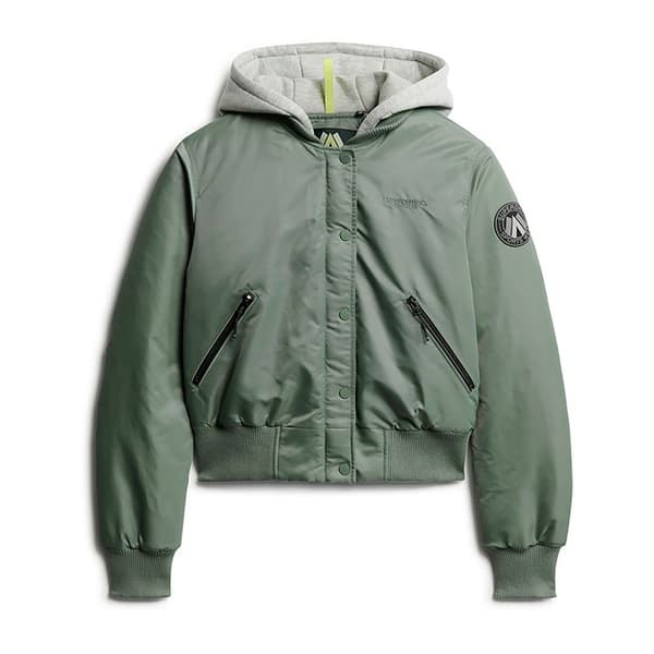 Superdry W5011654a Bomberjacka Grönt S Kvinna