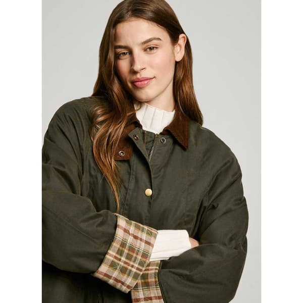 Pepe Jeans Pl402444 Jacka Grönt S Kvinna