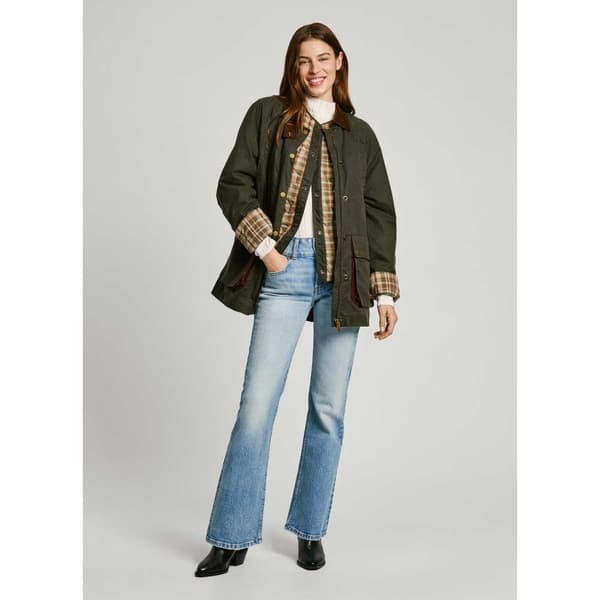 Pepe Jeans Pl402444 Jacka Grönt S Kvinna