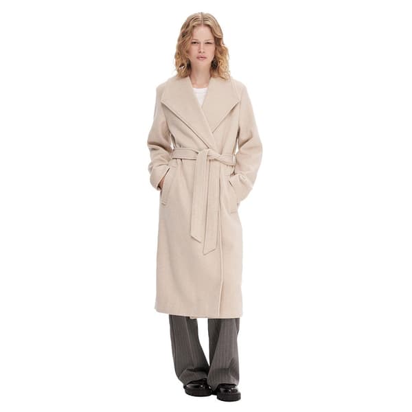Selected Rosa Frakke Beige 36 Kvinde
