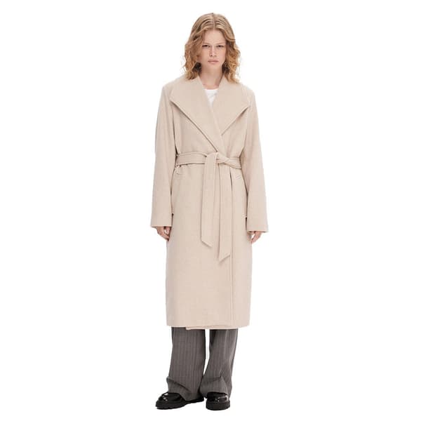 Selected Rosa Frakke Beige 36 Kvinde