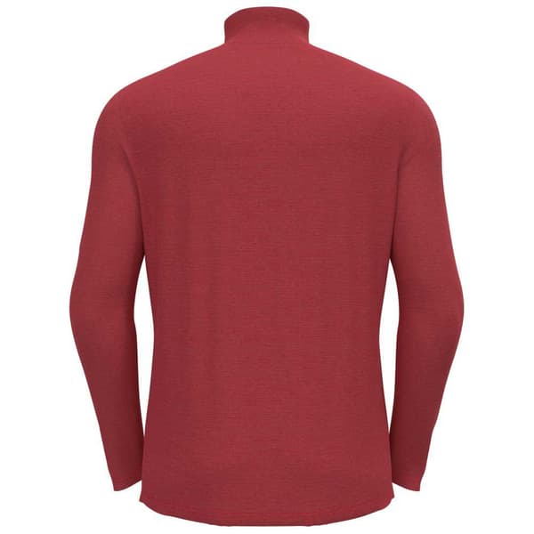 Odlo Roy Fleece Med Halv Dragkedja Röd S Man