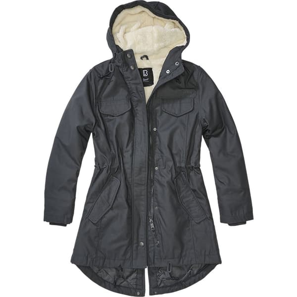 Brandit Marsh Lake Parka Svart XL Kvinna