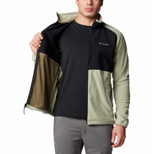 Columbia Sage Peak™ Fleecejakke Med Fuld Lynlås Beige,Sort S Mand