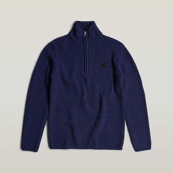 G-star Double Collar Skipper Trøje Blå L Mand