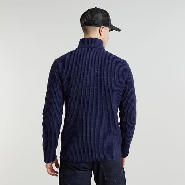 G-star Double Collar Skipper Trøje Blå L Mand