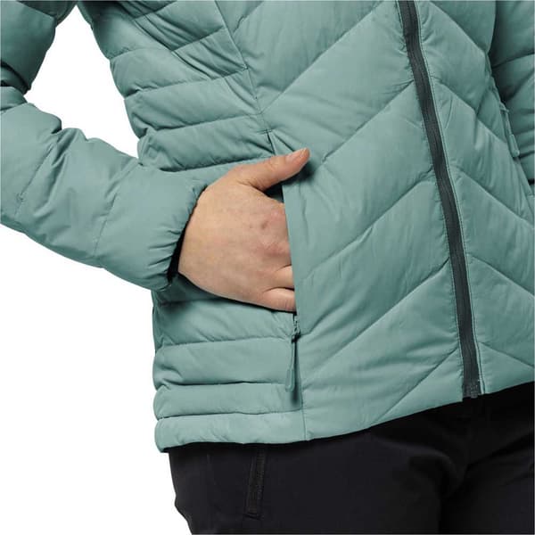 Jack Wolfskin Tundra Down Jakke Grøn S Kvinde
