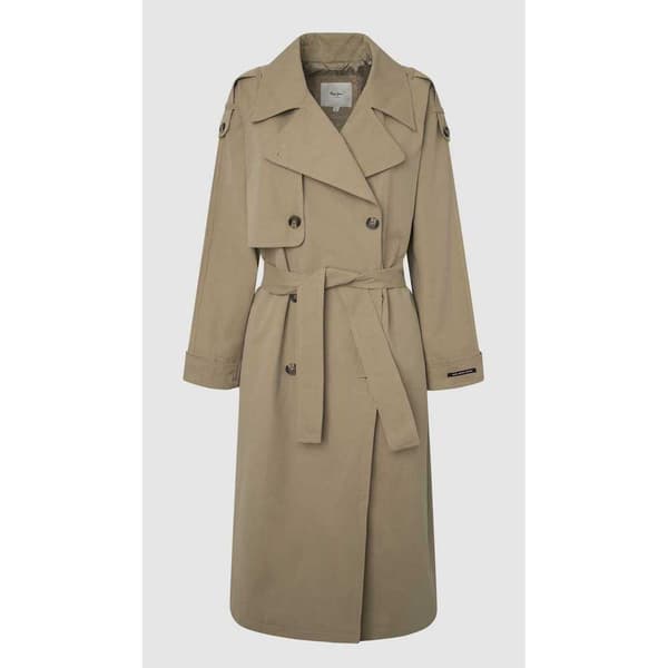 Pepe Jeans Pl402446 Regnfrakke Beige XS Kvinde