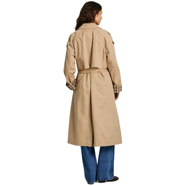 Pepe Jeans Pl402446 Regnfrakke Beige XS Kvinde