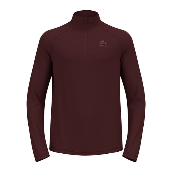 Odlo Rigi Fleece Med Halv Dragkedja Brun M Man