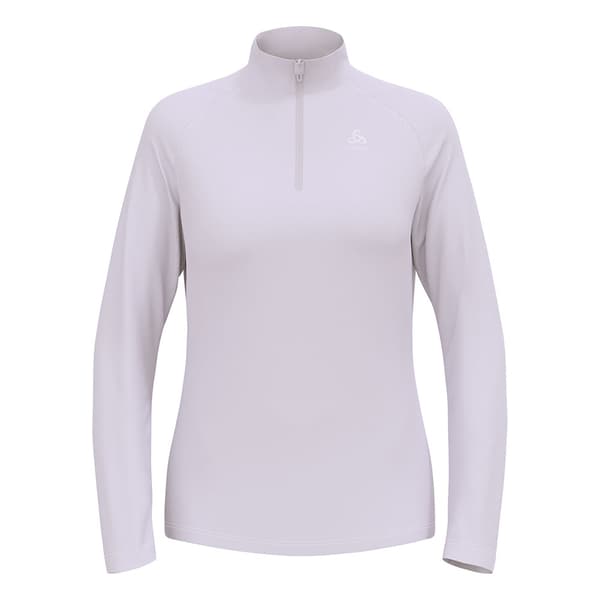 Odlo Rigi Fleece Med Halv Dragkedja Vit,Lila S Kvinna