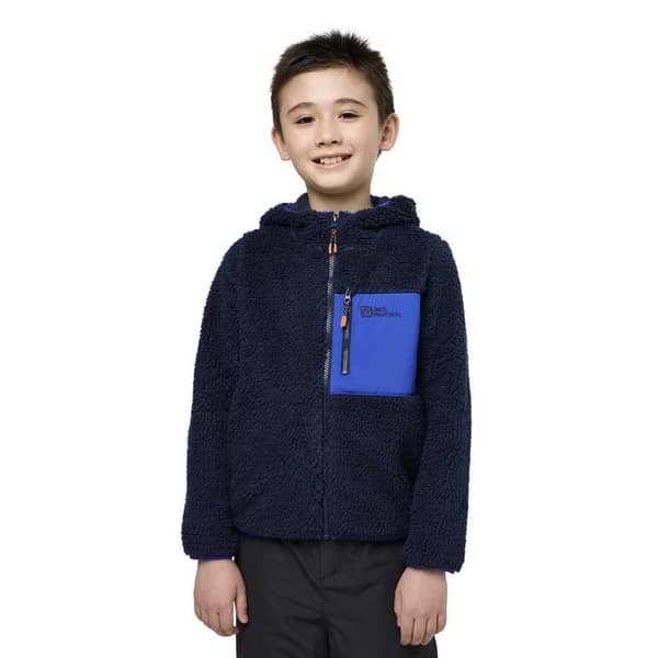 Jack Wolfskin Ice Curl Jakke Blå 176 cm Dreng