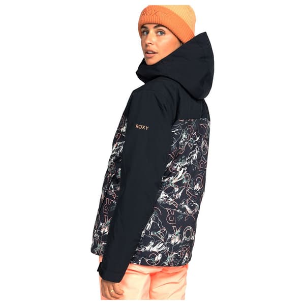 Roxy Galaxy Jakke Sort L Kvinde