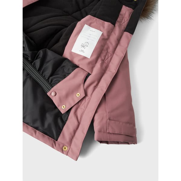 Name It Snow10 Ski Solid Jakke Rosa 8 Years Pige