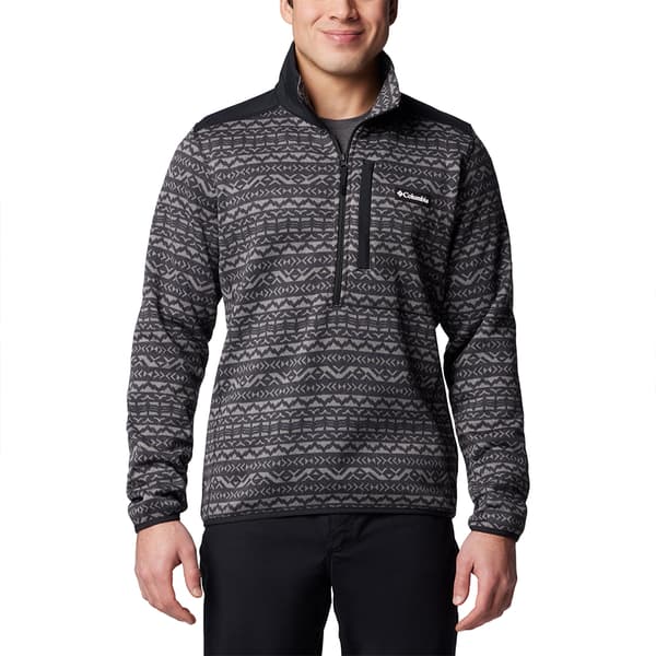 Columbia Sweater Weather™ Ii Fleecejakke Med Halv Lynlås Grå M Mand