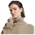 Miniatyrbild 5 av 7: G-star D25753-d496 Tröja Med Hög Krage Beige M Kvinna