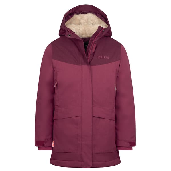 Trollkids Oslo Coat Pro Jakke Rød,Lilla 116 cm Dreng
