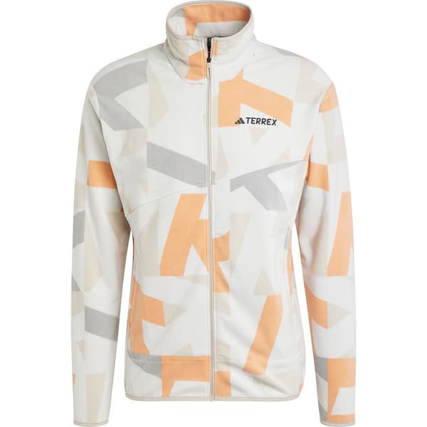 Adidas Terrex Multi Printed Fleecejacka Med Dragkedja Flerfärgad XL Man