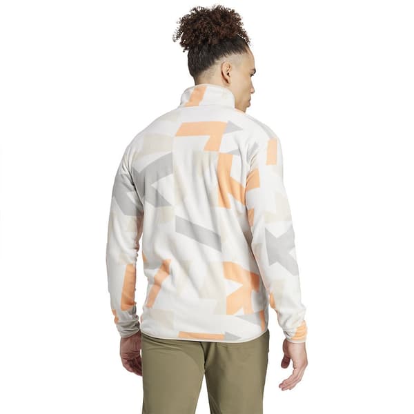 Adidas Terrex Multi Printed Fleecejacka Med Dragkedja Flerfärgad XL Man