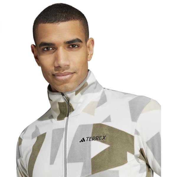 Adidas Terrex Multi Printed Fleecejacka Med Dragkedja Flerfärgad XL Man