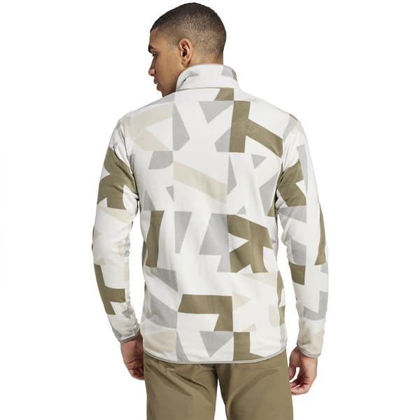 Adidas Terrex Multi Printed Fleecejacka Med Dragkedja Flerfärgad XL Man