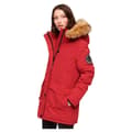 Miniatyrbild 5 av 7: Superdry Everest Faux Fur Parka Röd XS Kvinna