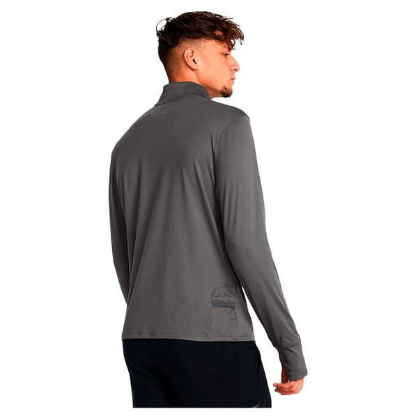 Under Armour Qualifer Run Fleece Med Halv Dragkedja Grå 3XL Man