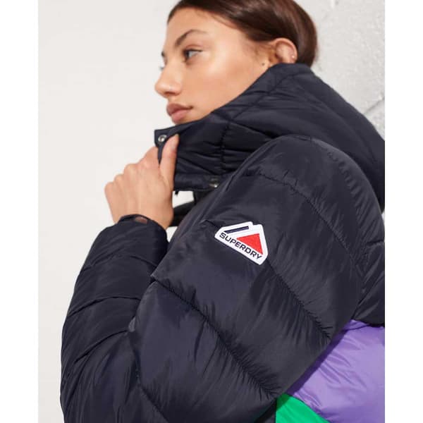 Superdry Crop Jakke Sort 10 Kvinde