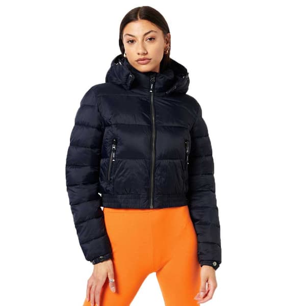Superdry Crop Jakke Sort 10 Kvinde