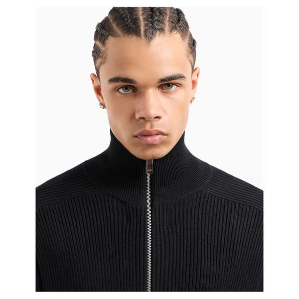 Armani Exchange 6dze6g_zm5bz Kardigan Svart M Man