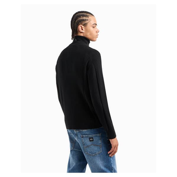 Armani Exchange 6dze6g_zm5bz Kardigan Svart M Man