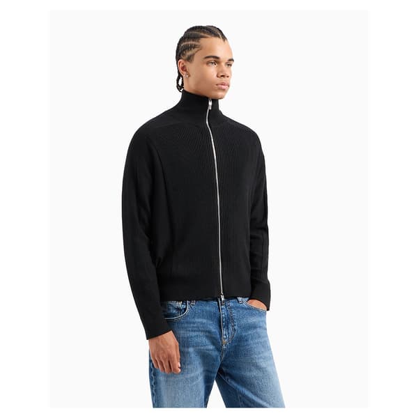 Armani Exchange 6dze6g_zm5bz Kardigan Svart M Man