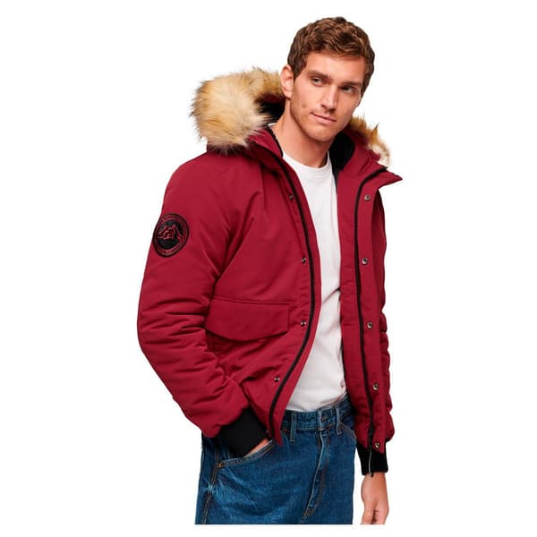 Superdry Everest Pufferjakke Rød M Mand
