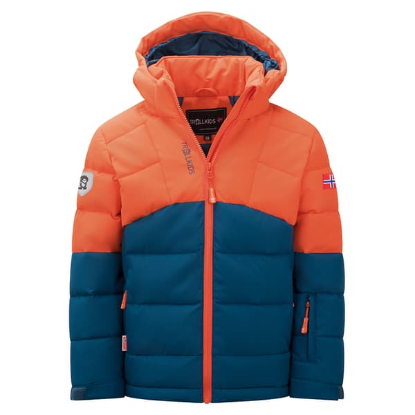 Trollkids Gryllefjord Jakke Orange 92 cm Dreng