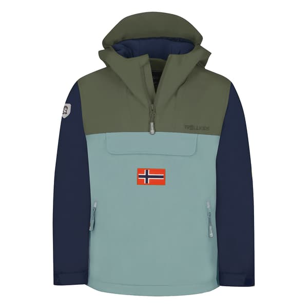 Trollkids Kirkenes Anorak Takki Sininen 128 cm Poika