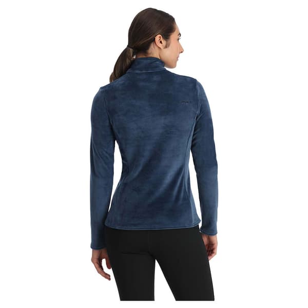 Spyder Shimmer Bug Fleece Med Halv Dragkedja Blå XS Kvinna