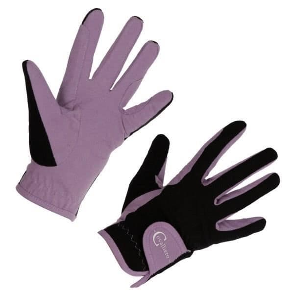 Barnhandskar - Kerbl - Lilli Starlight - Svart/Lila - Halkfria - Maximal komfort
