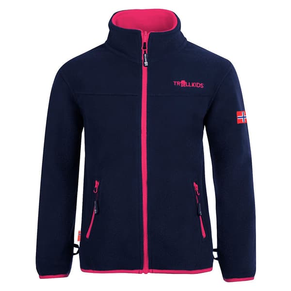 Trollkids Bryggen 3in1 Jakke Sort,Rosa 164 cm Dreng