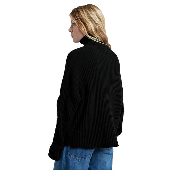 G-star D25753-d496 Striktrøje Med Høj Hals Sort XS Kvinde