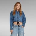 Miniatyrbillede 6 af 9: G-star Modular Utility Denimjakke Blå M Kvinde