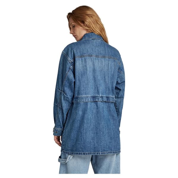 G-star Modular Utility Denimjakke Blå M Kvinde