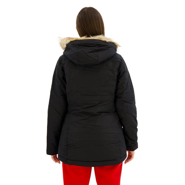 Adidas Paveric Fur Parka Sort M Kvinde