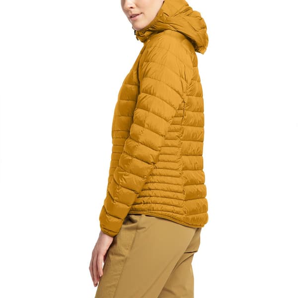 Haglofs Micro Nordic Dunjacka Orange L Kvinna