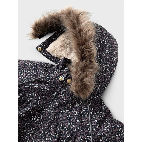 Name It Snow05 Aop Mini Jakke Blå 5 Years Pige