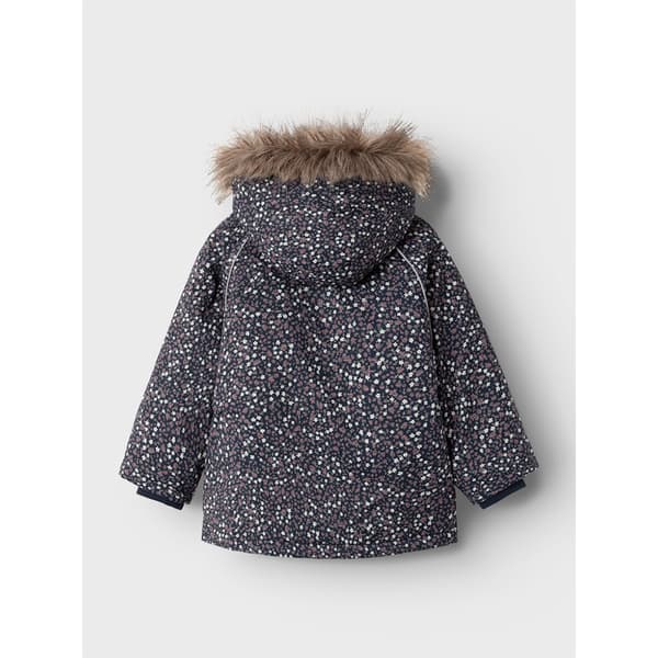 Name It Snow05 Aop Mini Jakke Blå 5 Years Pige