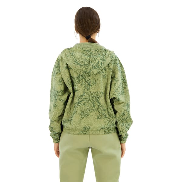 Adidas City Escape Woven Windbreaker Jacka Grönt M Kvinna