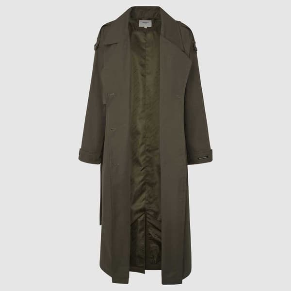 Pepe Jeans Pl402446 Regnrock Grönt L Kvinna