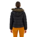 Miniatyrbild 2 av 7: Superdry Faux Fur Puffjacka Svart L Kvinna