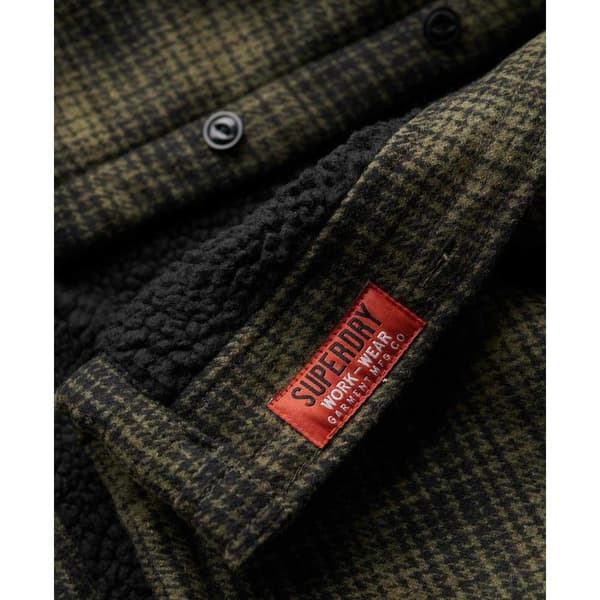 Superdry Wool Miller Overtrøje Grøn 3XL Mand